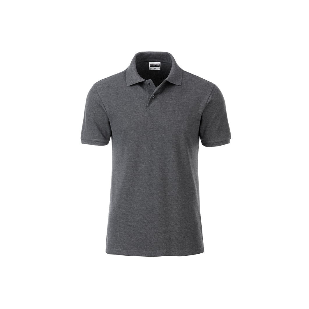 Black Heather - Męska koszulka polo Basic