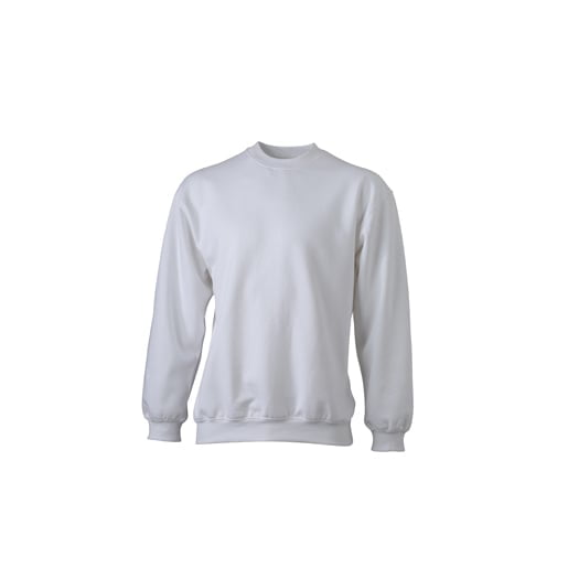 White - Sweatshirt Crewneck Heavy