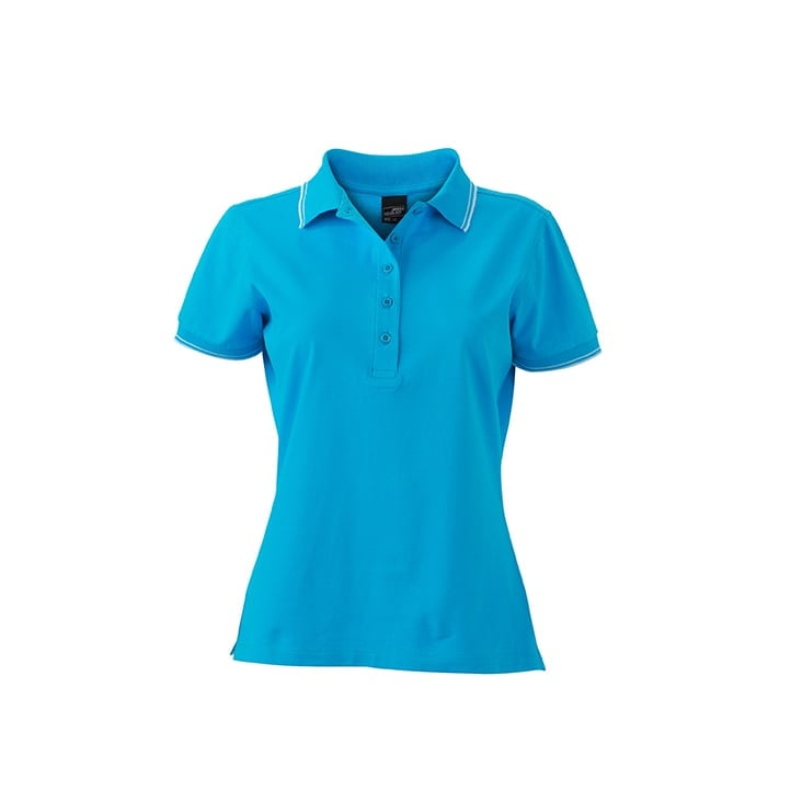 Turquoise - Frauen Poloshirt JN985