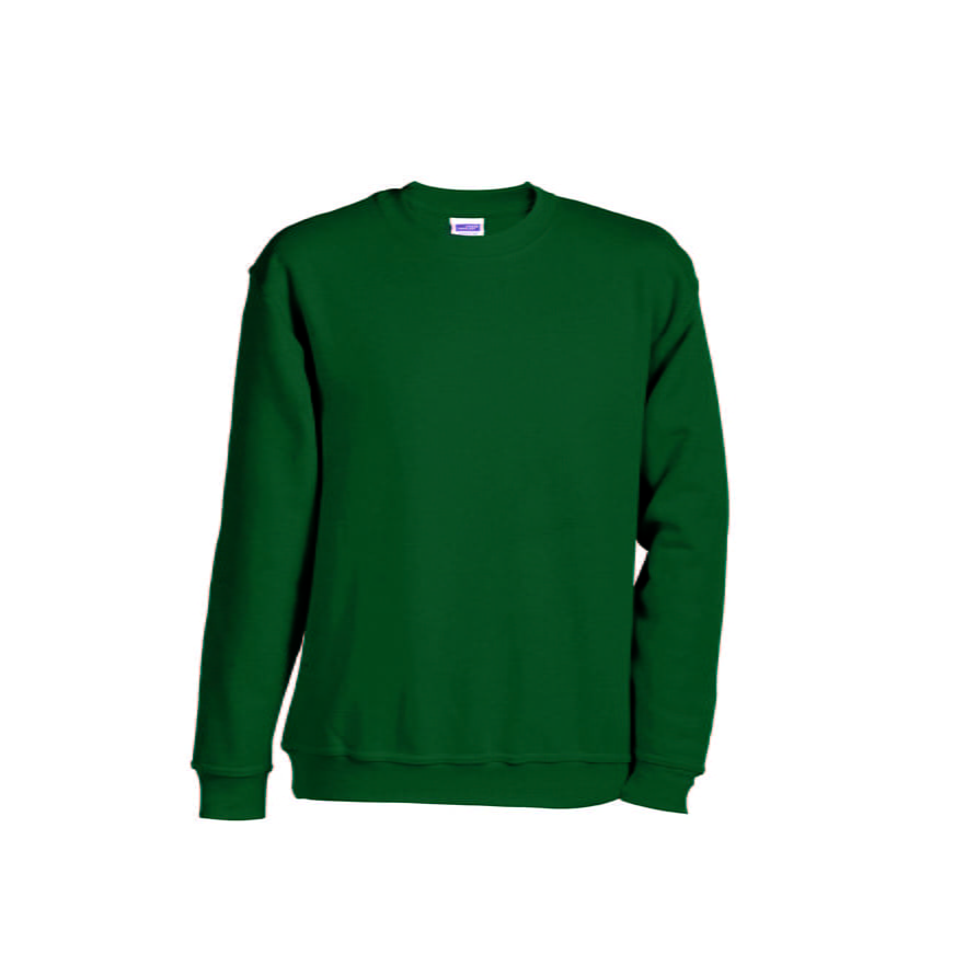 Dark Green - Bluza Crewneck Heavy