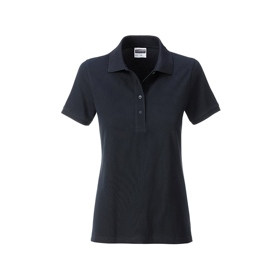 Black - Damska koszulka polo Basic