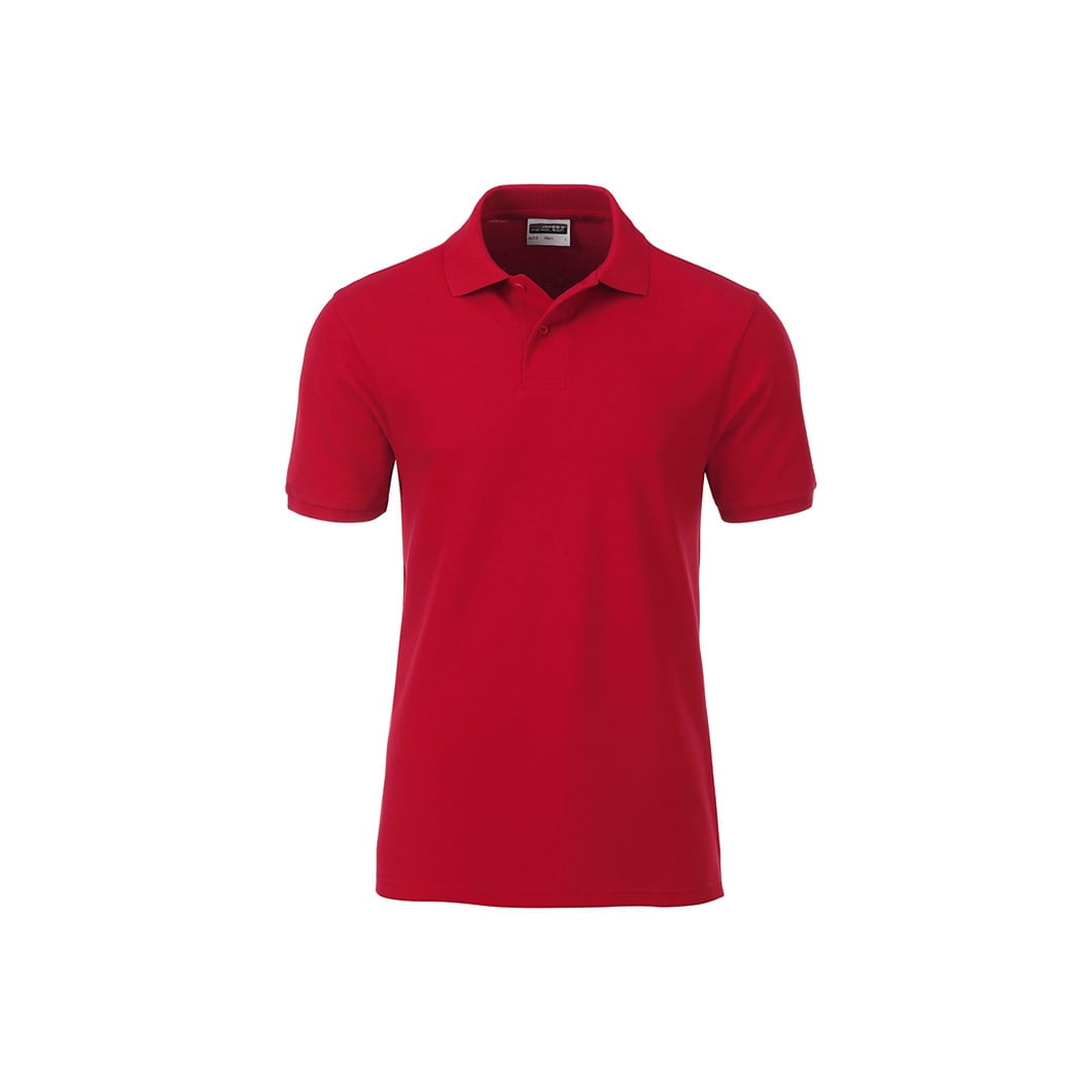 Red - Męska koszulka polo Basic