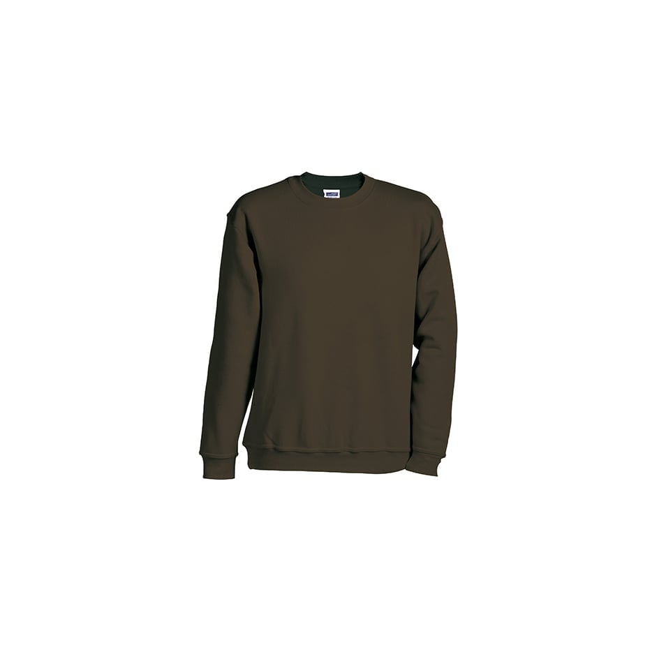 Brown - Bluza Crewneck Heavy