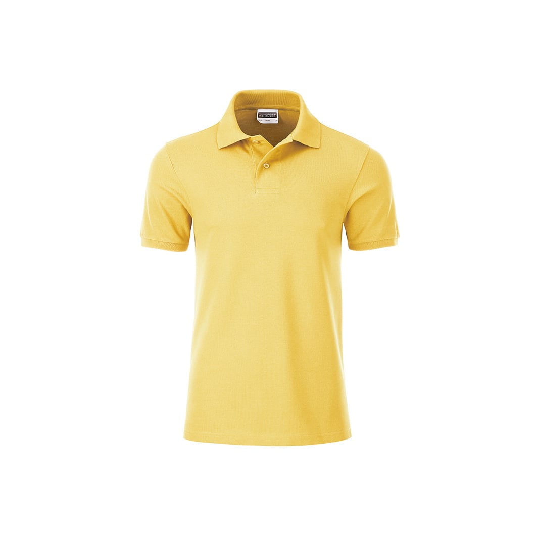 Light Yellow - Męska koszulka polo Basic