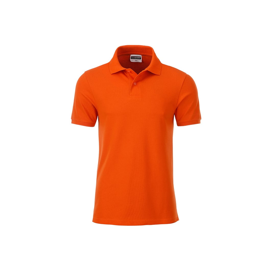 Dark Orange - Męska koszulka polo Basic
