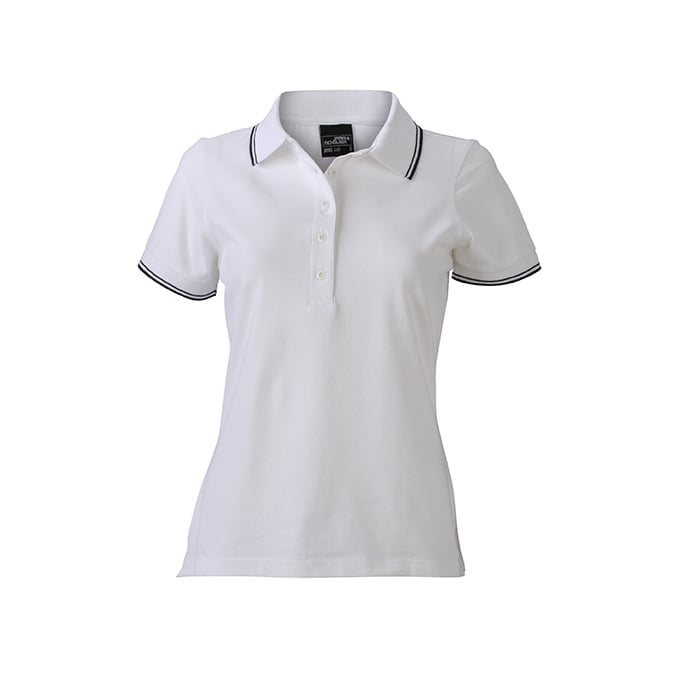White - Frauen Poloshirt JN985