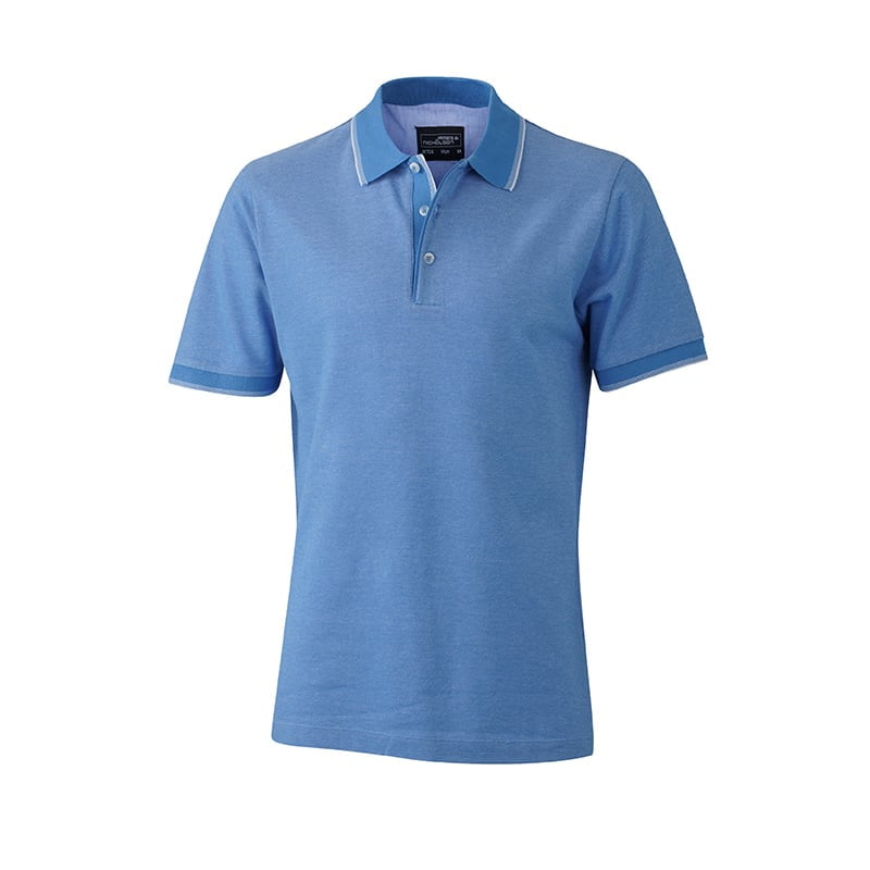 Light Blue - Męska koszulka polo JN704