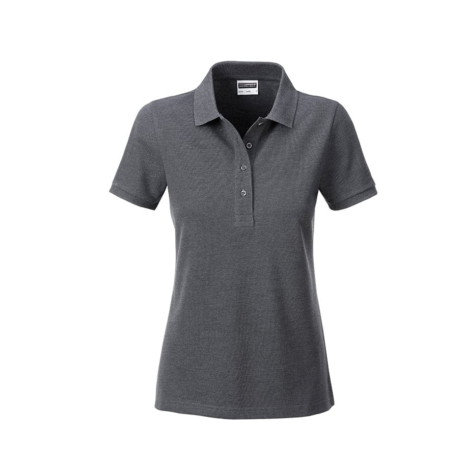 Black Heather - Frauen Poloshirt Basic