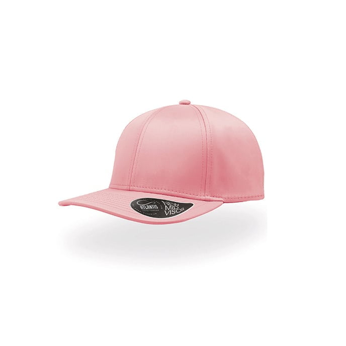 różowa czapka reklamowa z logo