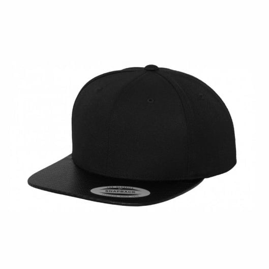 czarny snapback carbon z haftem