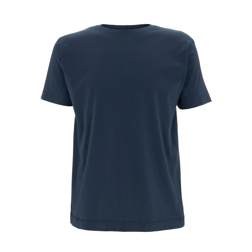 Granatowy klasyczny organiczny t-shirt dla marki własnej - Continental Jersey T-shirt N03