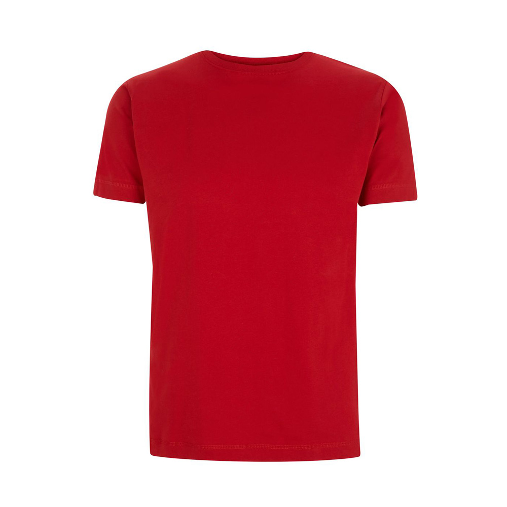Czerwony klasyczny organiczny t-shirt dla marki własnej - Continental Jersey T-shirt N03