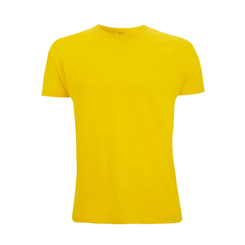 Żółty klasyczny organiczny t-shirt dla marki własnej - Continental Jersey T-shirt N03