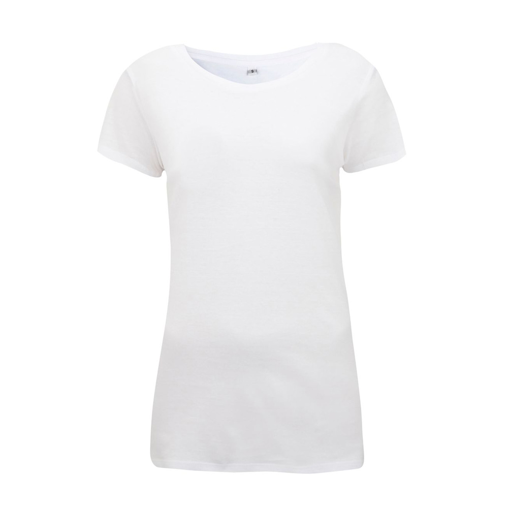 WH - White - Damski Regular Fitted T-shirt N09