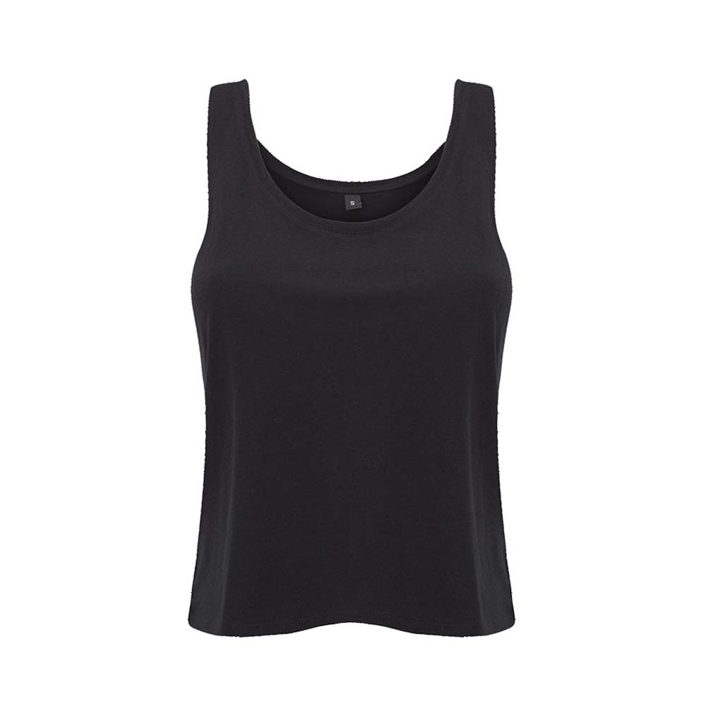 BL - Black - Damski Tank Top EcoVero N47