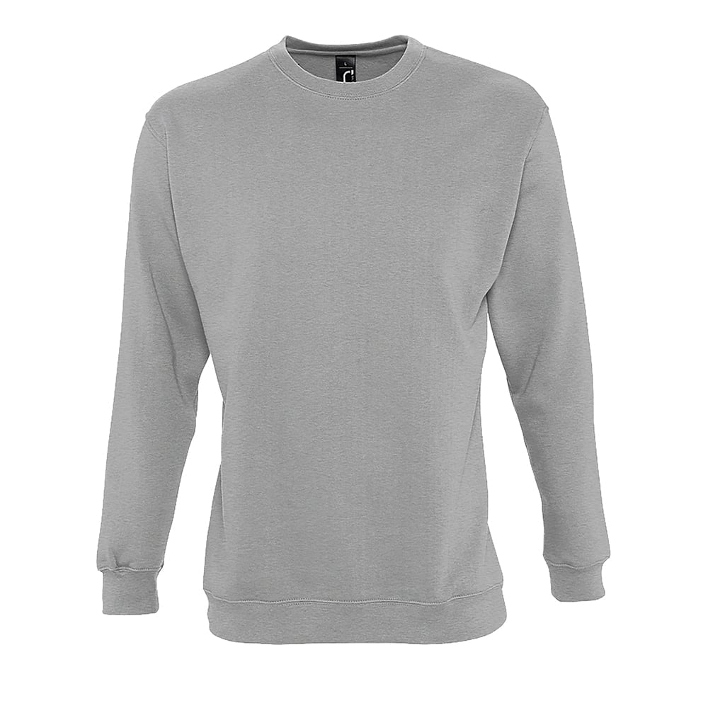 Grey Melange - Bluza Crewneck New Supreme