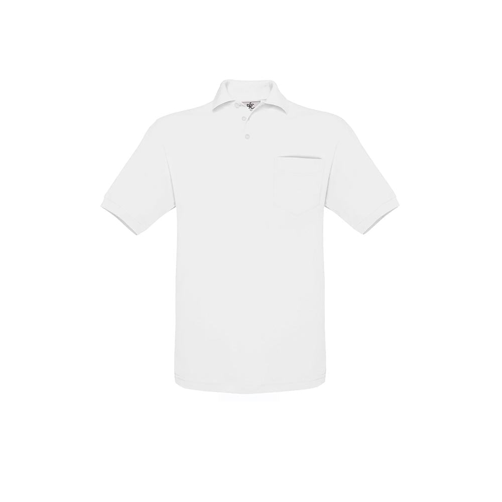 White - Poloshirt Safran mit Tasche