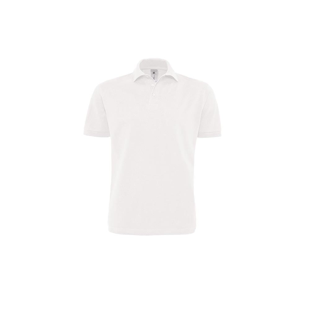 White - Męska koszulka polo Heavymill