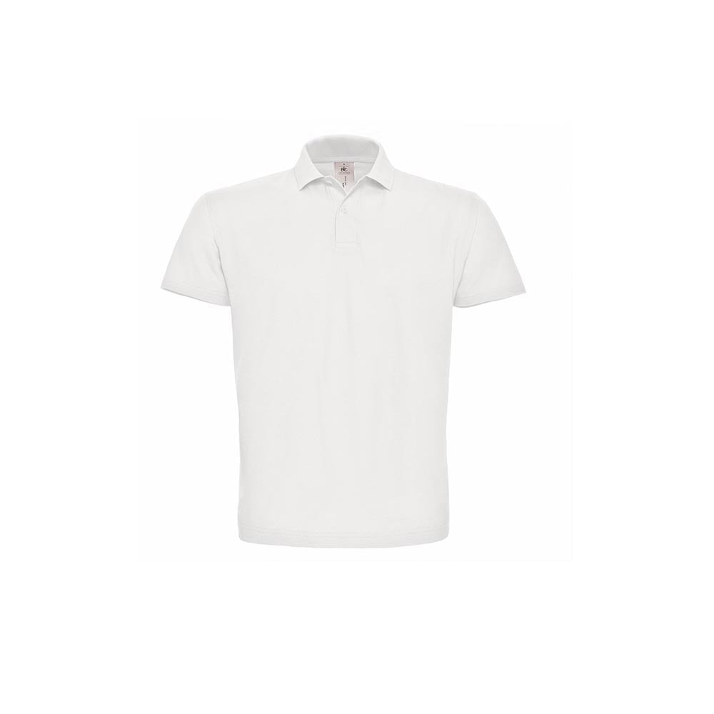 White - Męska koszulka polo ID.001