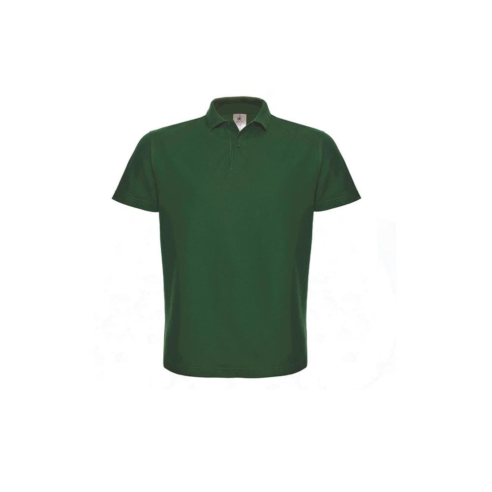 Bottle Green - Męska koszulka polo ID.001