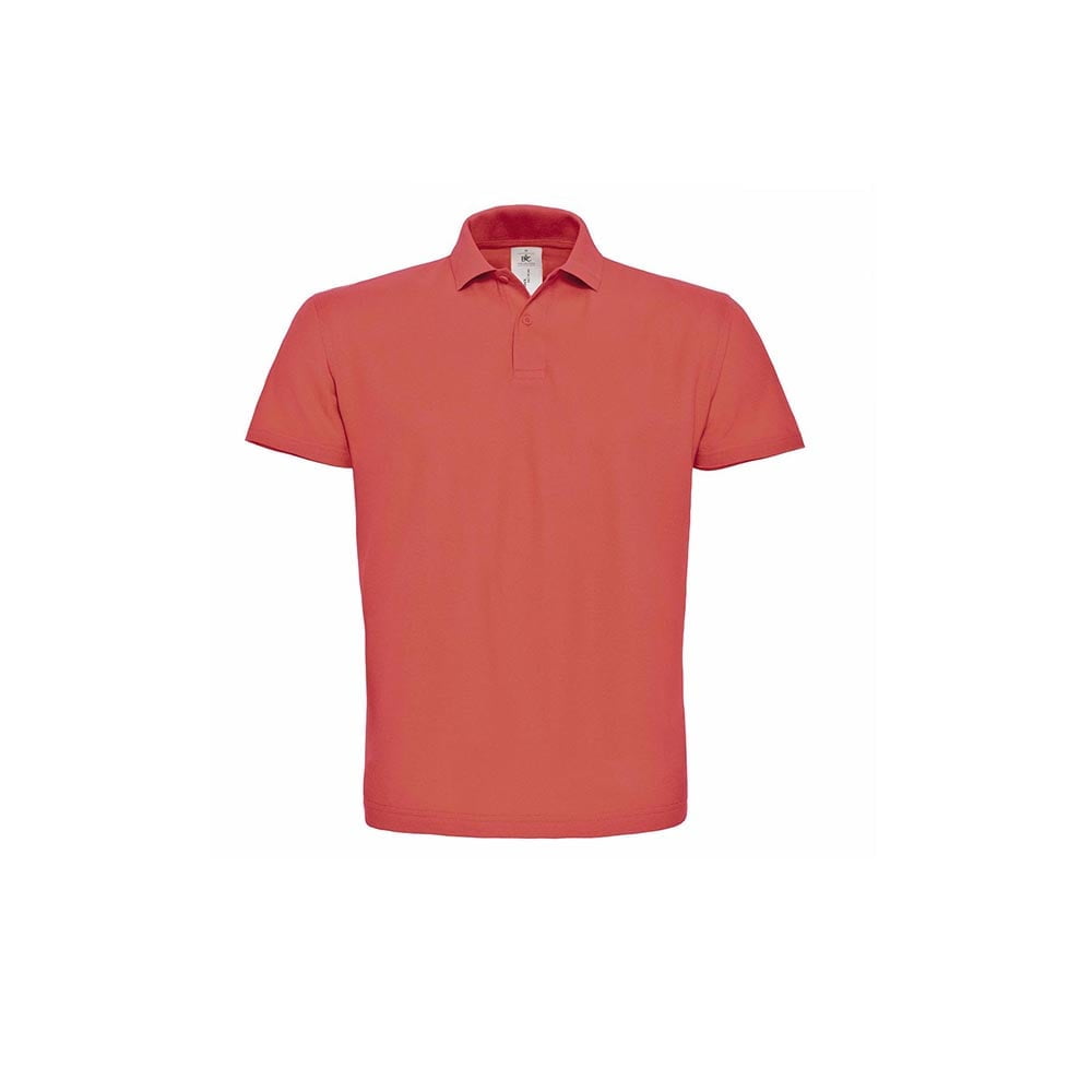 Pixel Coral - Męska koszulka polo ID.001