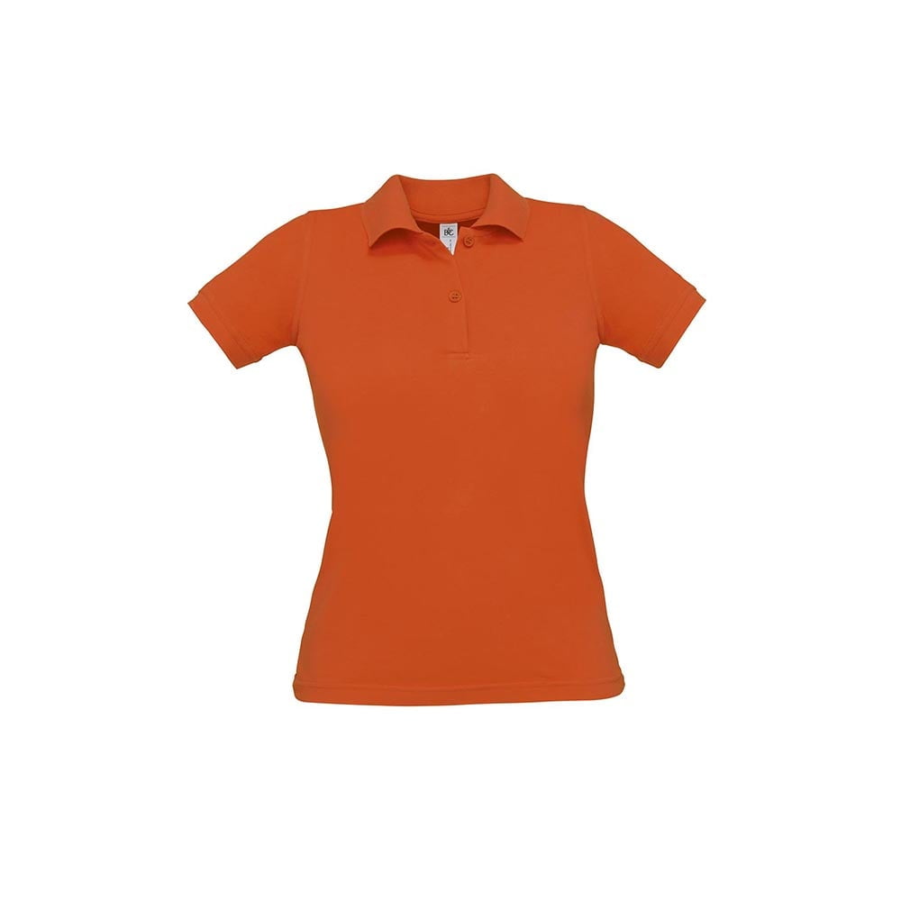 Pumpkin Orange - Damska koszulka polo Safran Pure