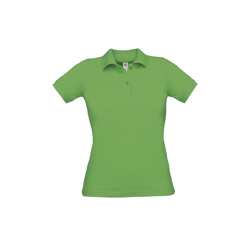 Green - Damska koszulka polo Safran Pure