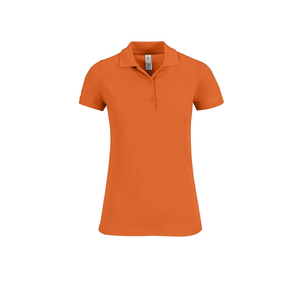 Orange - Damska koszulka polo Safran Timeless