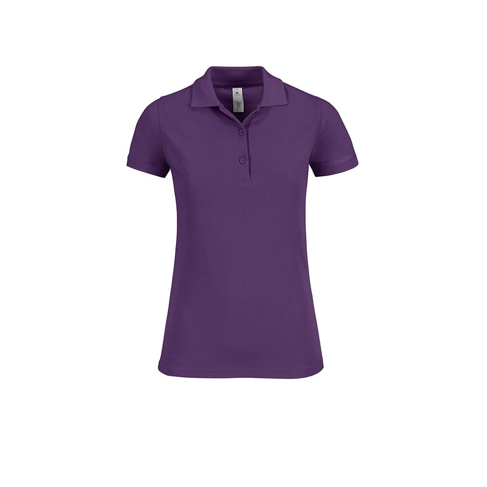 Purple - Damska koszulka polo Safran Timeless