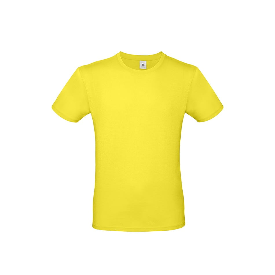 Męska żółta koszulka B&C #E150