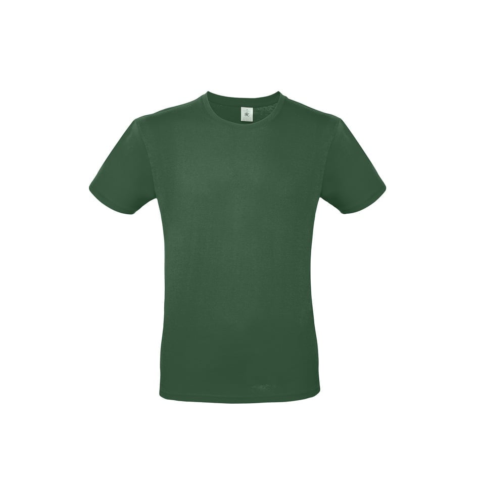 Męska zielona koszulka B&C #E150