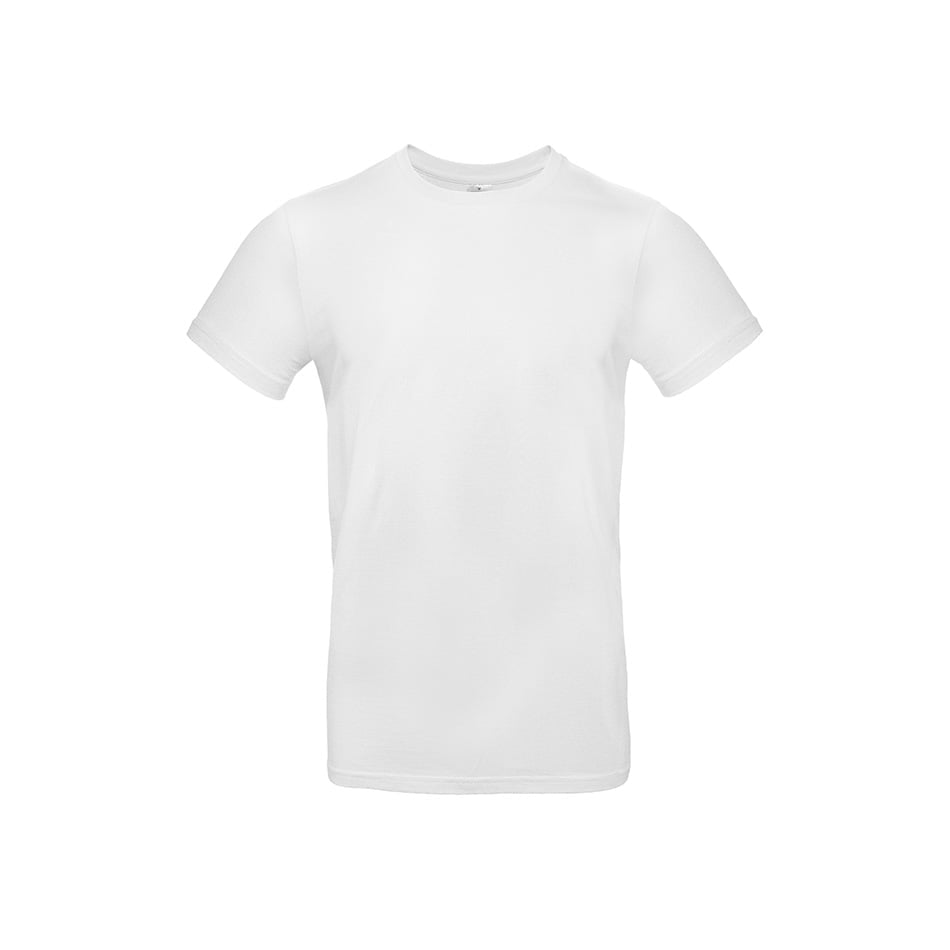 Biała męska koszulka B&C TU03T #E190