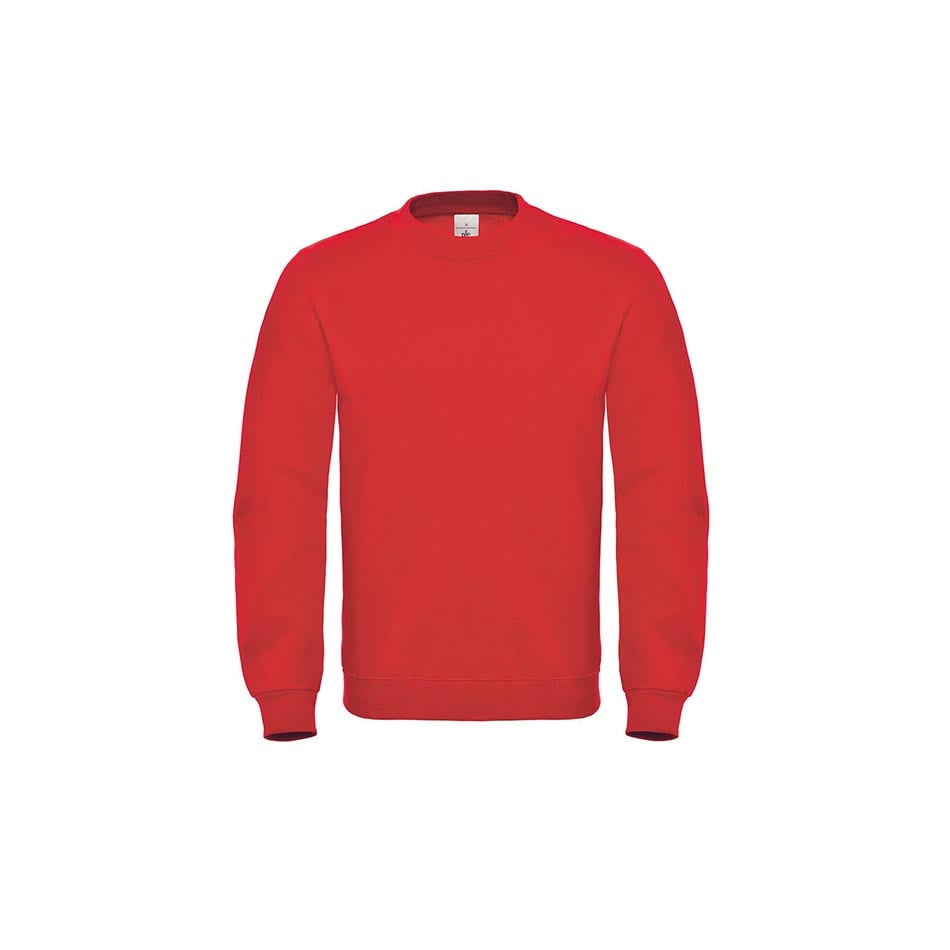 Red - Sweatshirt Crewneck ID.002 Cotton Rich
