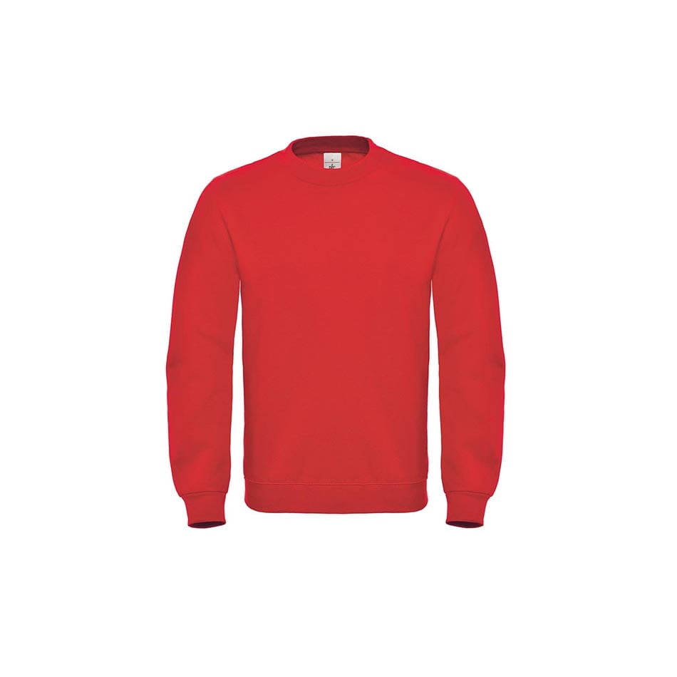 Red - Bluza Crewneck ID.002 Cotton Rich