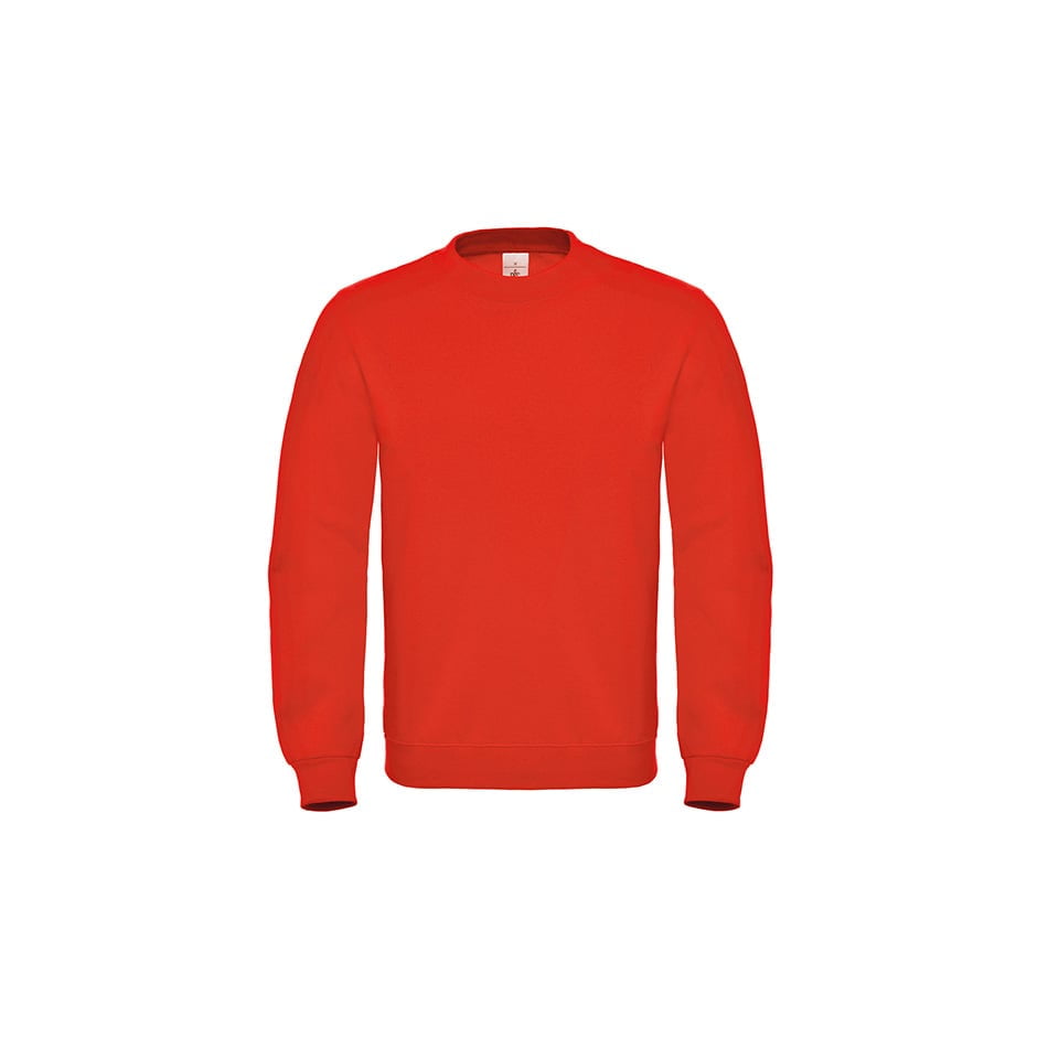 Fire Red - Sweatshirt Crewneck ID.002 Cotton Rich