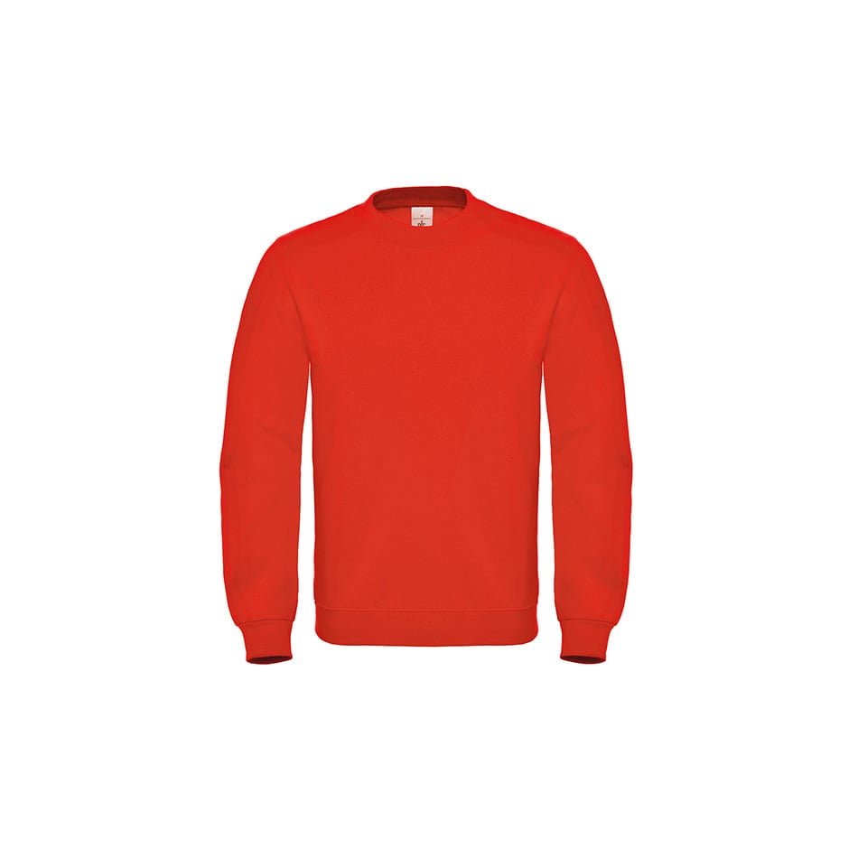 Fire Red - Bluza Crewneck ID.002 Cotton Rich