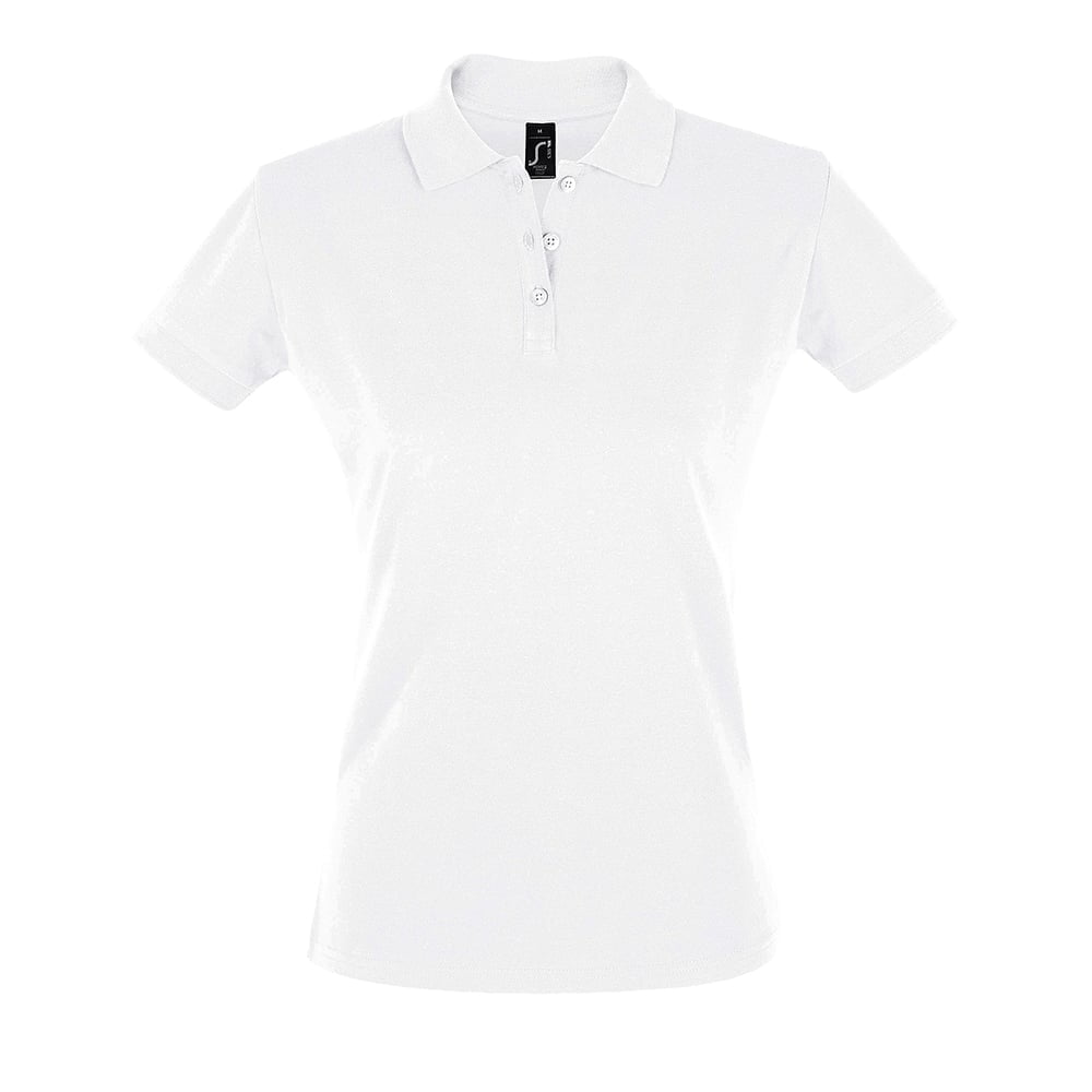 White - Damska koszulka polo Perfect