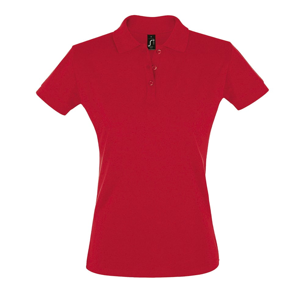 Red - Damska koszulka polo Perfect