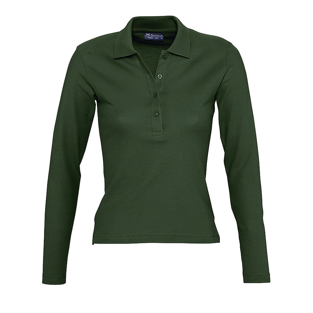 Golf Green - Damska koszulka z długim rękawem Podium