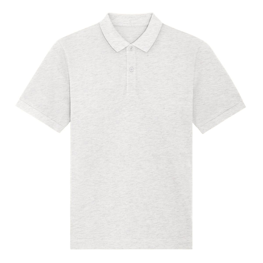 Bawełniana jasnoszara koszulka polo unisex Stanley Stella Prepster