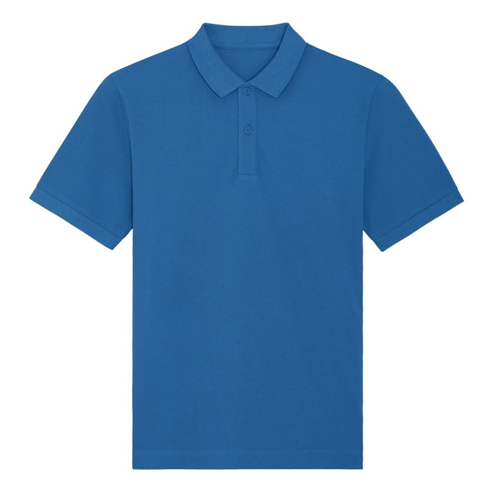 Bawełniana niebieska koszulka polo unisex Stanley Stella Prepster