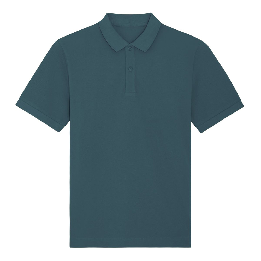 Bawełniana zielona koszulka polo unisex Stanley Stella Prepster