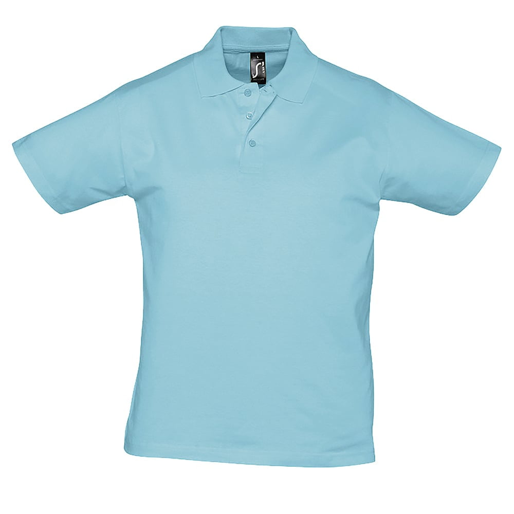 Atoll Blue - Męska koszulka polo Prescott