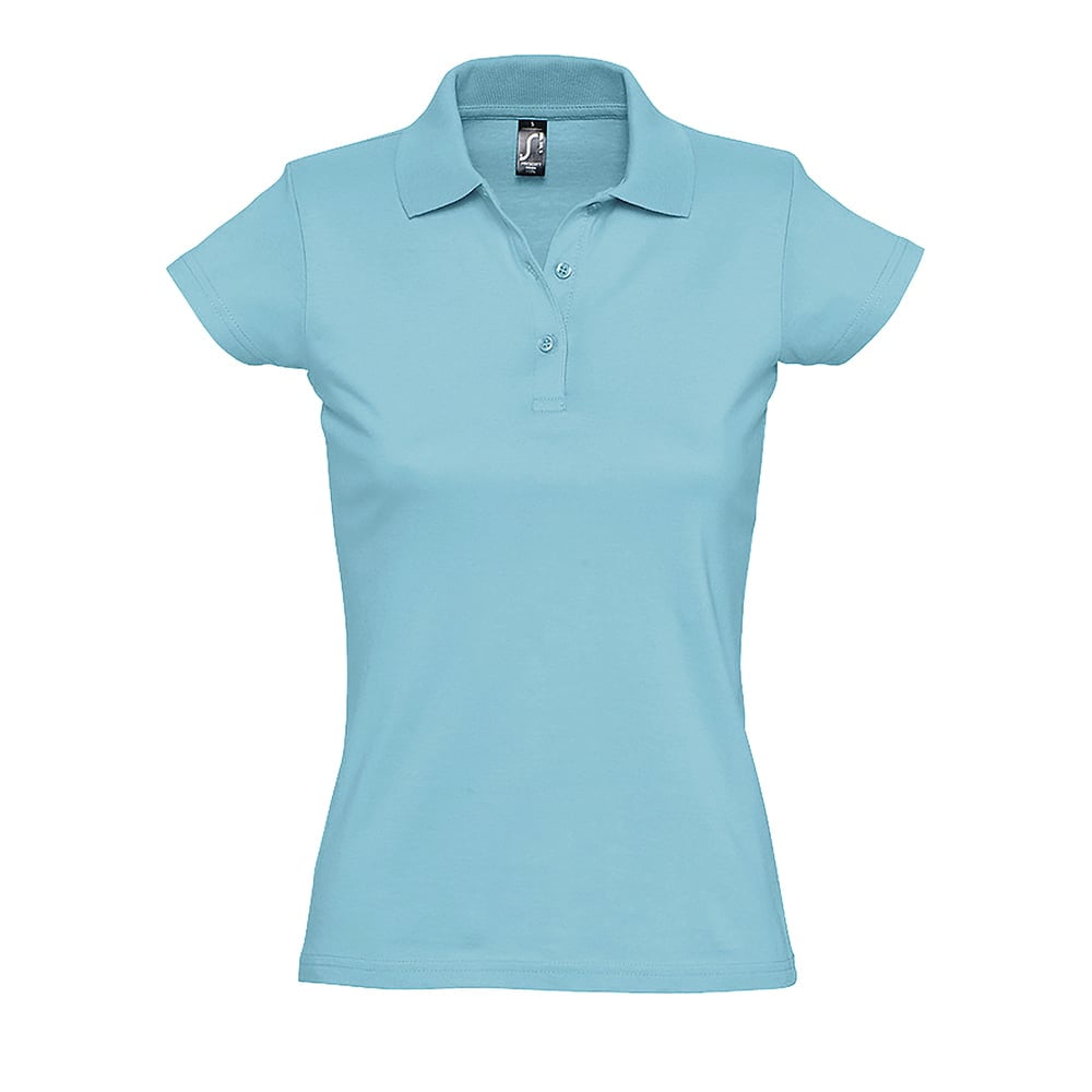 Atoll Blue - Damska koszulka polo Prescott