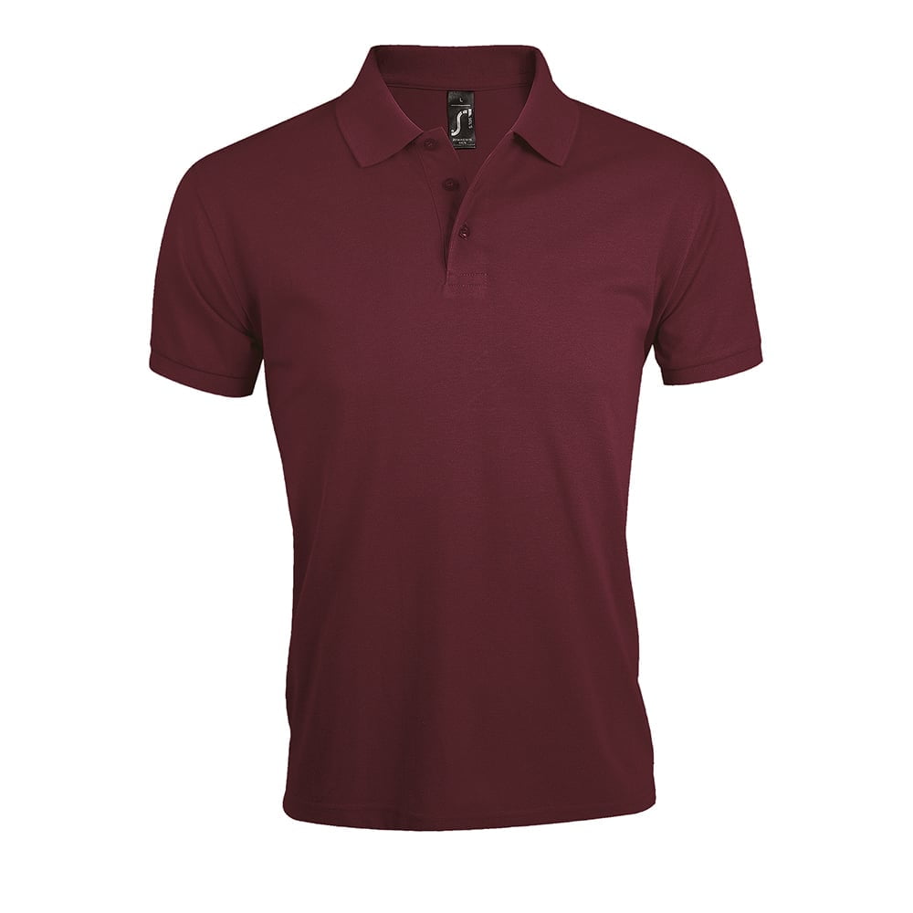 Burgundy - Męska koszulka polo Prime