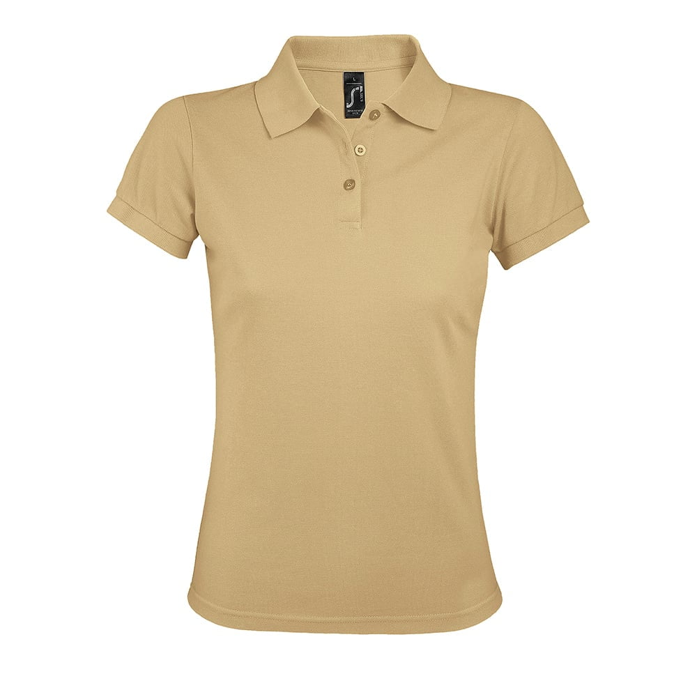 Sand - Damska koszulka polo Prime