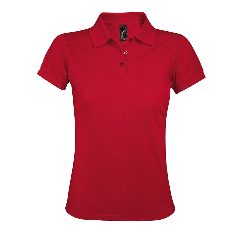 Red - Damska koszulka polo Prime