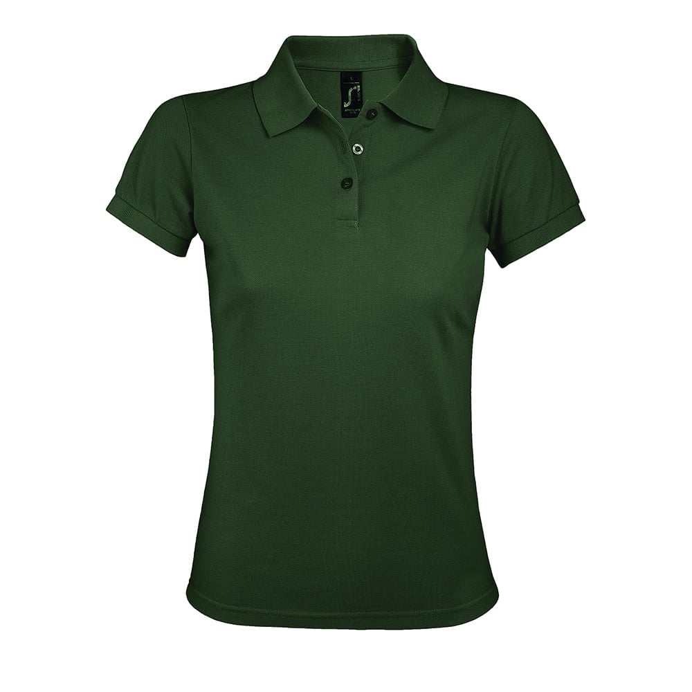 Bottle Green - Damska koszulka polo Prime