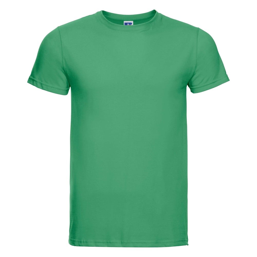Zielona koszulka męska Slim Fit Russell R-155M-0