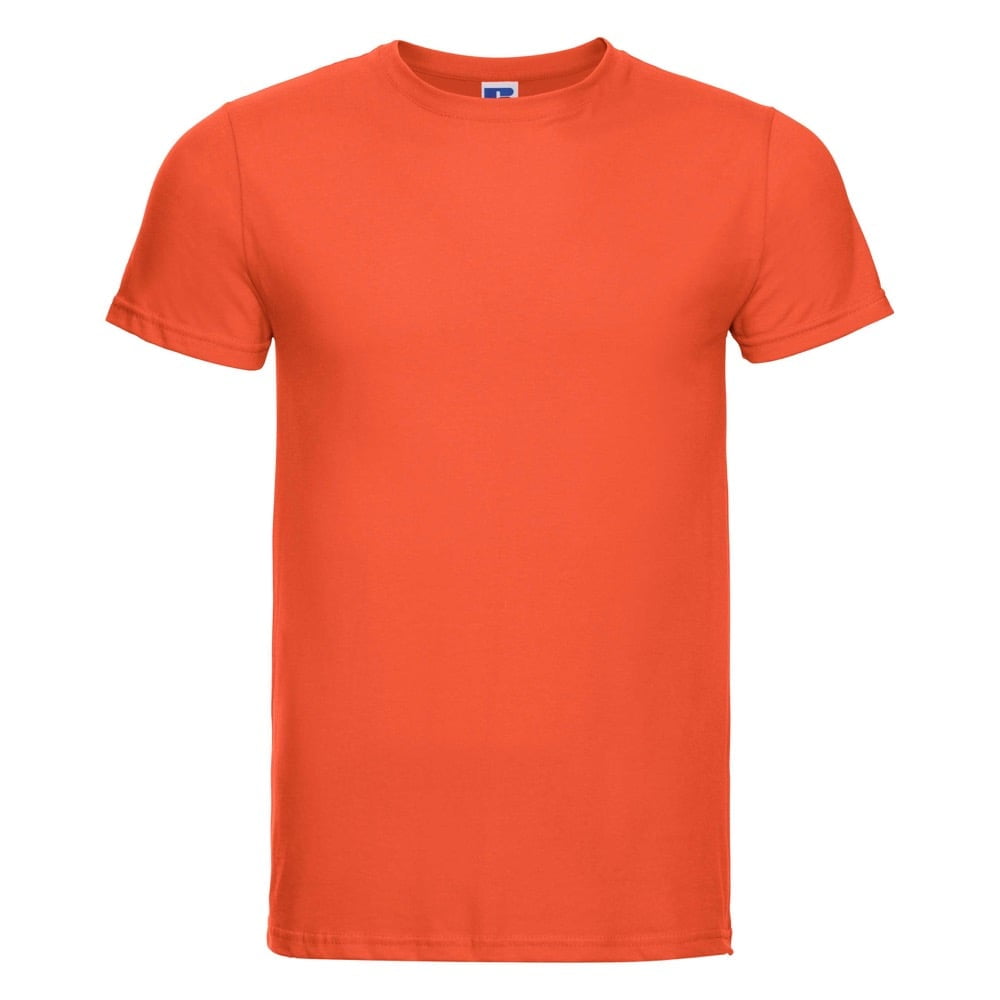 Pomarańczowa koszulka męska Slim Fit Russell R-155M-0